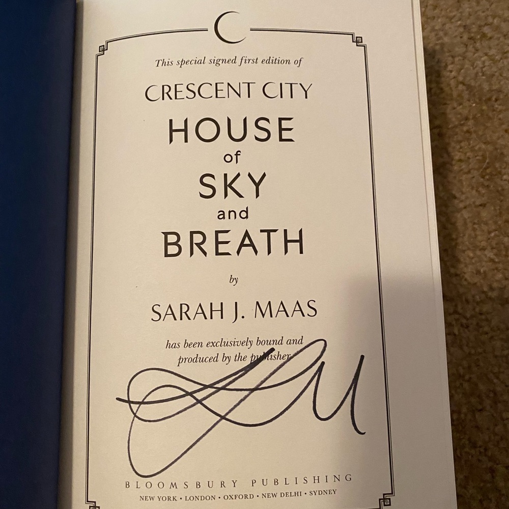 House of Sky and Breath-signed
